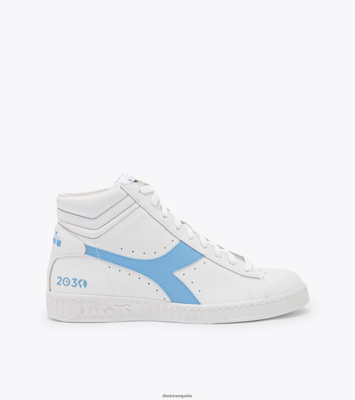 juego l alto 2030 8T8H4Z155 blanco/gris cielo hombres Diadora zapatos