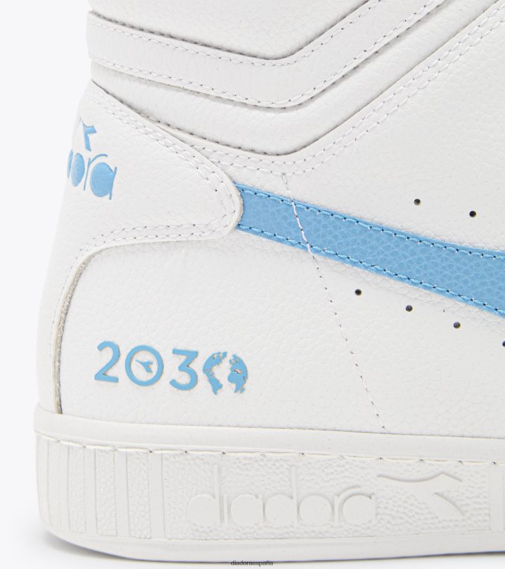 juego l alto 2030 8T8H4Z155 blanco/gris cielo hombres Diadora zapatos