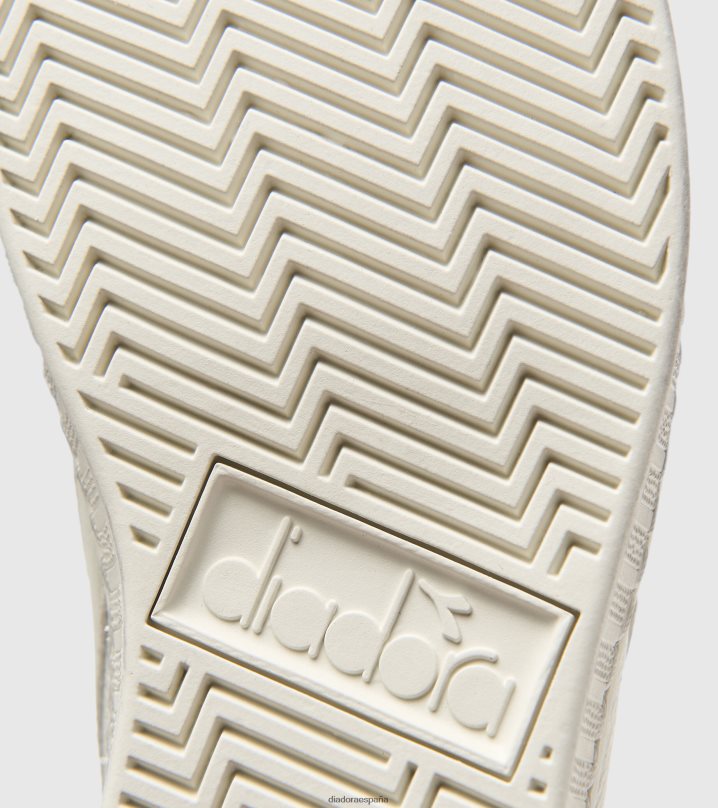 juego l alto encerado 8T8H4Z183 blanco hombres Diadora zapatos