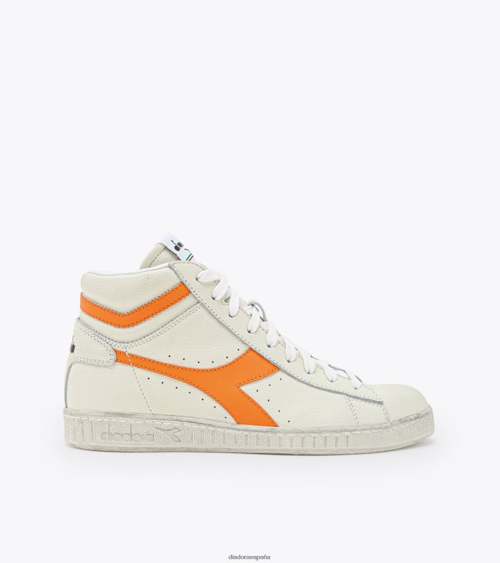 juego l alto fluo encerado 8T8H4Z188 blanco/naranja 1575 c hombres Diadora zapatos