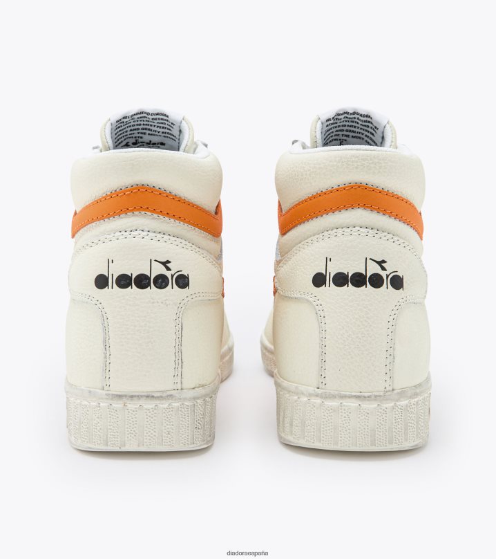juego l alto fluo encerado 8T8H4Z188 blanco/naranja 1575 c hombres Diadora zapatos