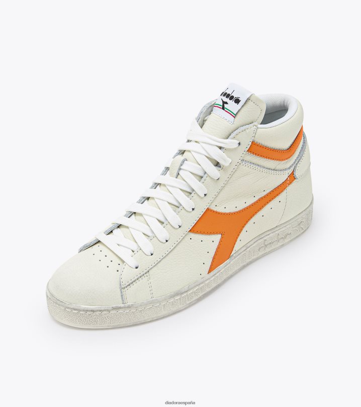 juego l alto fluo encerado 8T8H4Z188 blanco/naranja 1575 c hombres Diadora zapatos