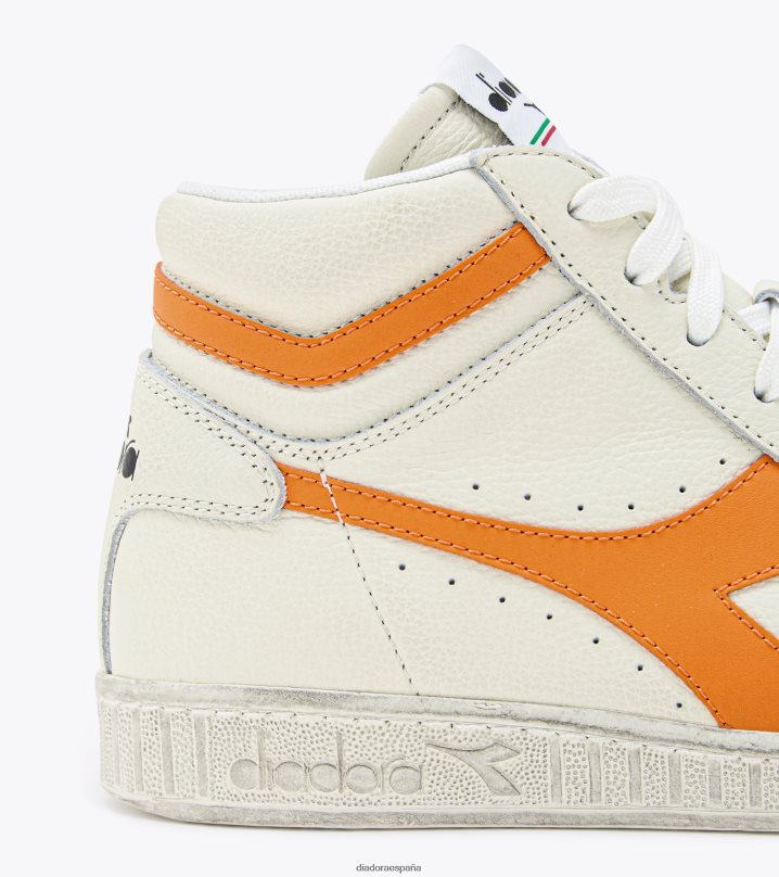 juego l alto fluo encerado 8T8H4Z188 blanco/naranja 1575 c hombres Diadora zapatos