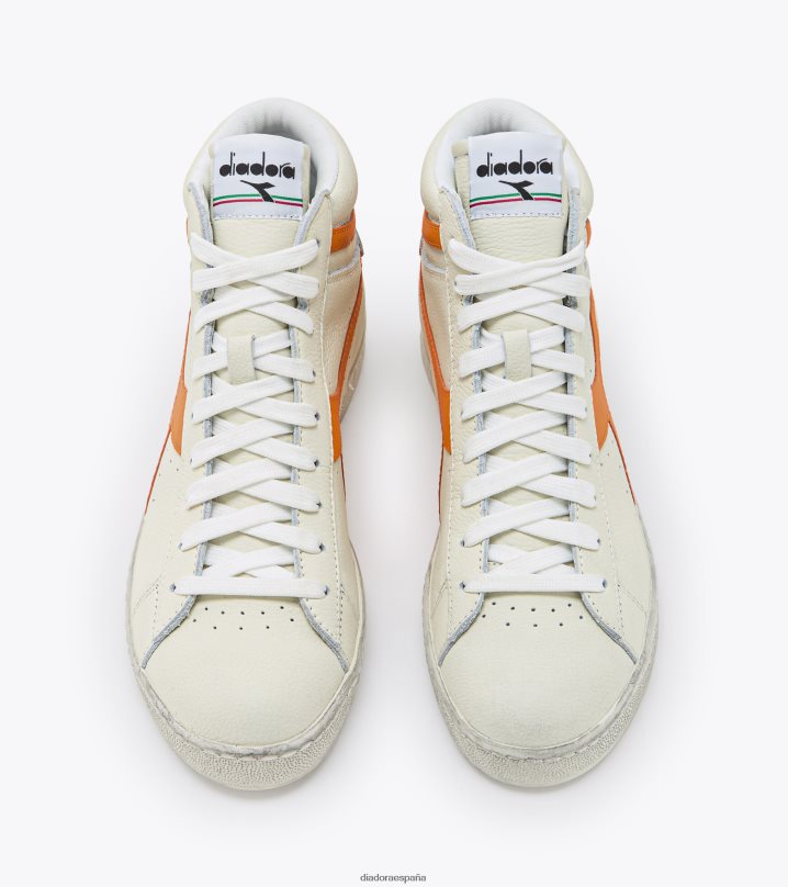 juego l alto fluo encerado 8T8H4Z188 blanco/naranja 1575 c hombres Diadora zapatos