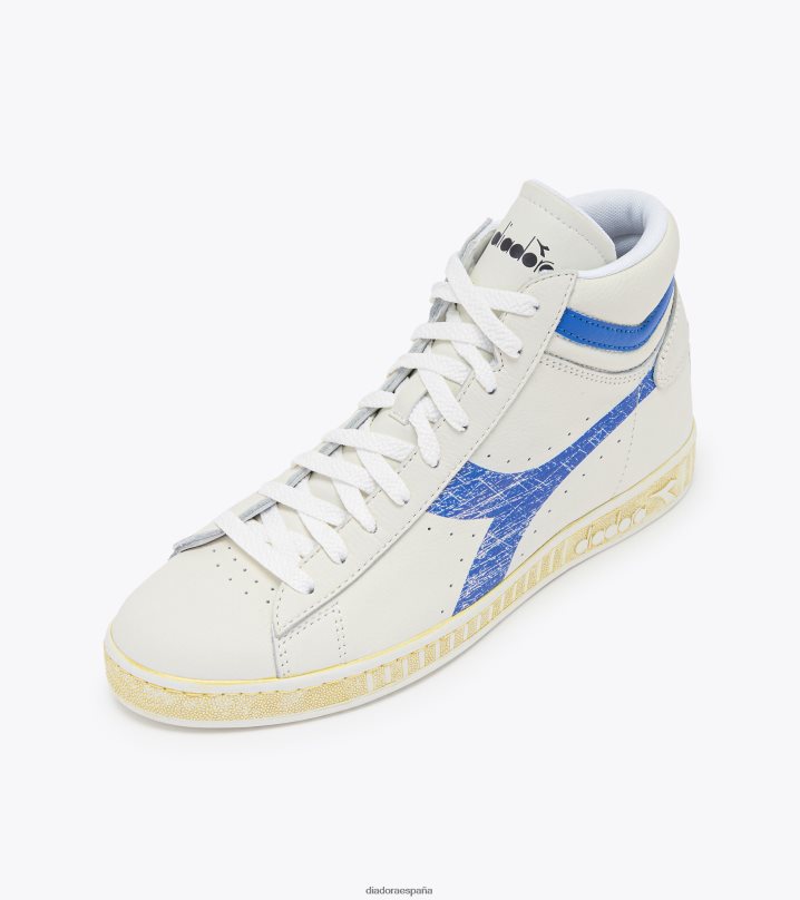 juego l alto retro' 8T8H4Z149 mar turco/blanco hombres Diadora zapatos