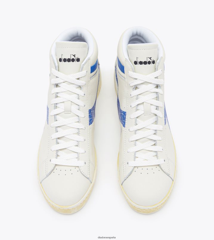 juego l alto retro' 8T8H4Z149 mar turco/blanco hombres Diadora zapatos