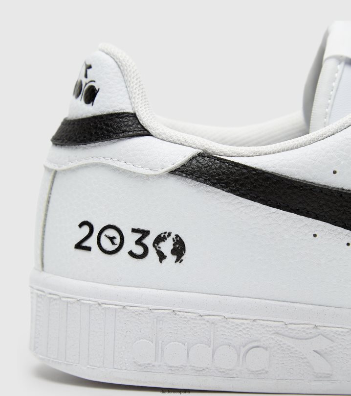 juego l bajo 2030 8T8H4Z191 blanco negro hombres Diadora zapatos