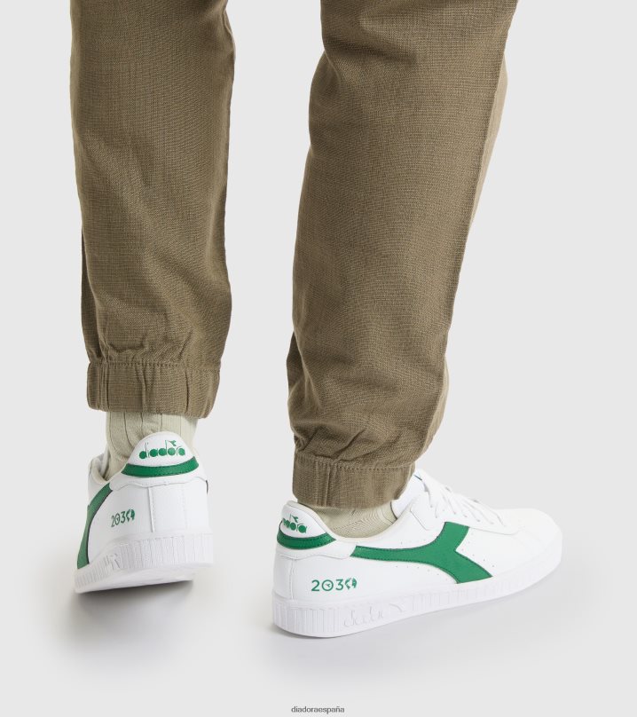 juego l bajo 2030 8T8H4Z193 blanco/amazonas hombres Diadora zapatos