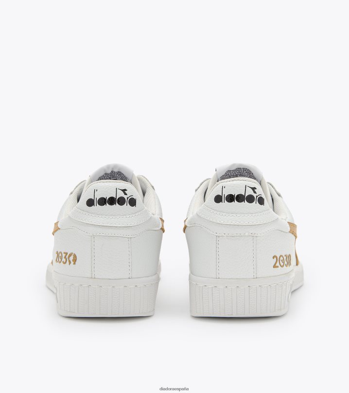 juego l bajo 2030 8T8H4Z195 café blanco/helado hombres Diadora zapatos