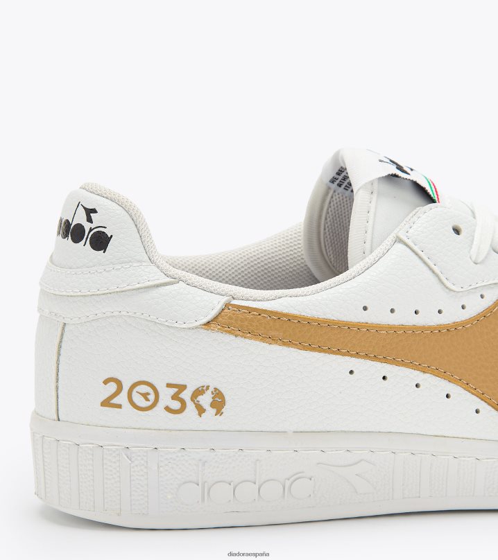juego l bajo 2030 8T8H4Z195 café blanco/helado hombres Diadora zapatos
