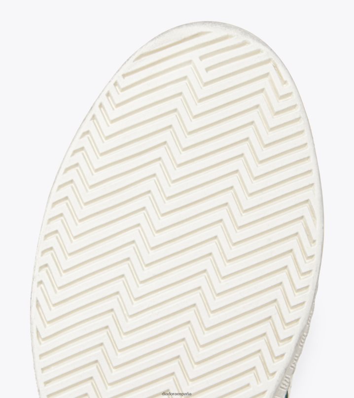 juego l bajo encerado 8T8H4Z218 blanco/verde niebla hombres Diadora zapatos