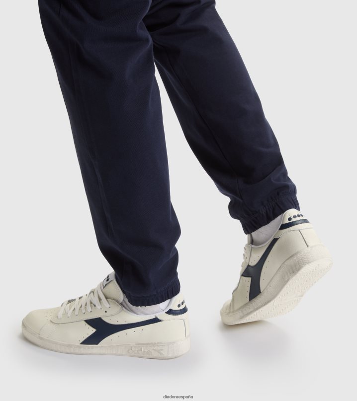 juego l bajo encerado 8T8H4Z220 mar caspio blanco/azul hombres Diadora zapatos