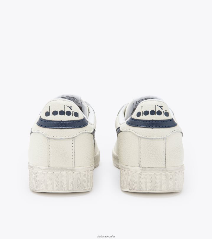juego l bajo encerado 8T8H4Z220 mar caspio blanco/azul hombres Diadora zapatos