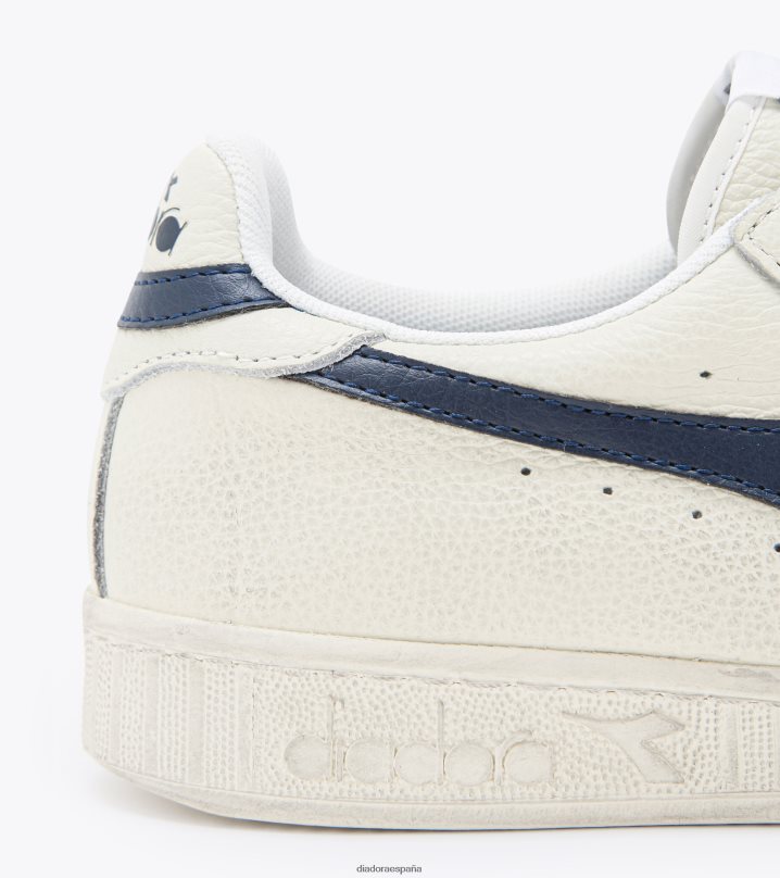 juego l bajo encerado 8T8H4Z220 mar caspio blanco/azul hombres Diadora zapatos