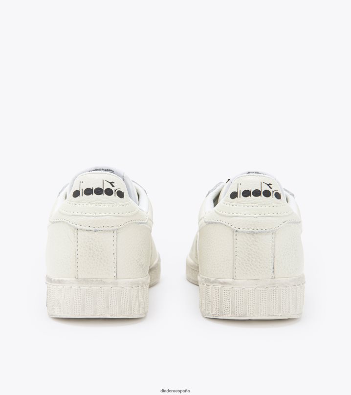 juego l bajo encerado 8T8H4Z221 blanco hombres Diadora zapatos
