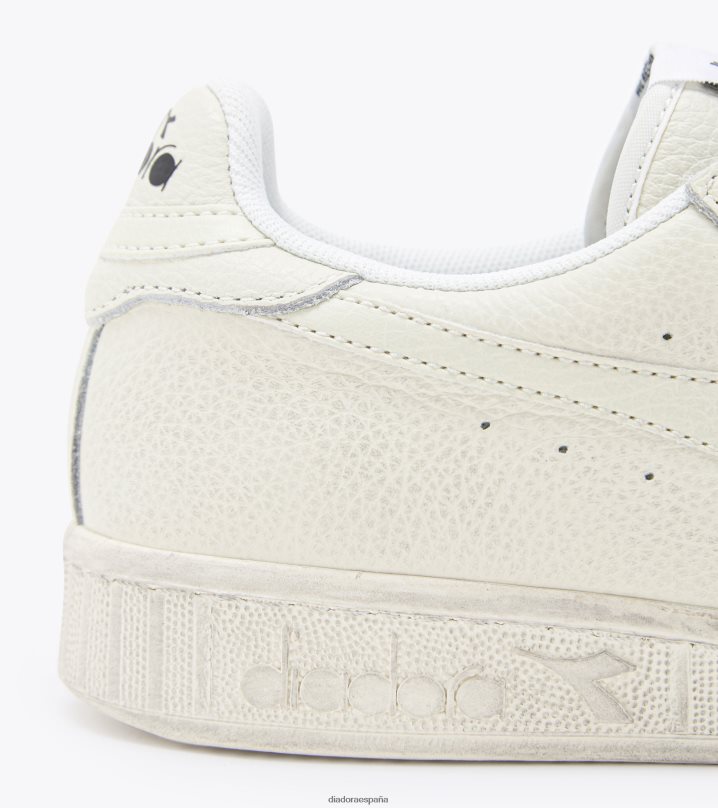 juego l bajo encerado 8T8H4Z221 blanco hombres Diadora zapatos