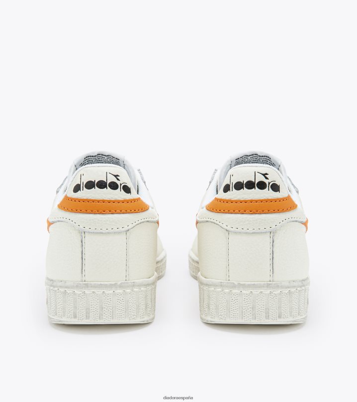 juego l bajo fluo encerado 8T8H4Z235 blanco/naranja 1575 c hombres Diadora zapatos