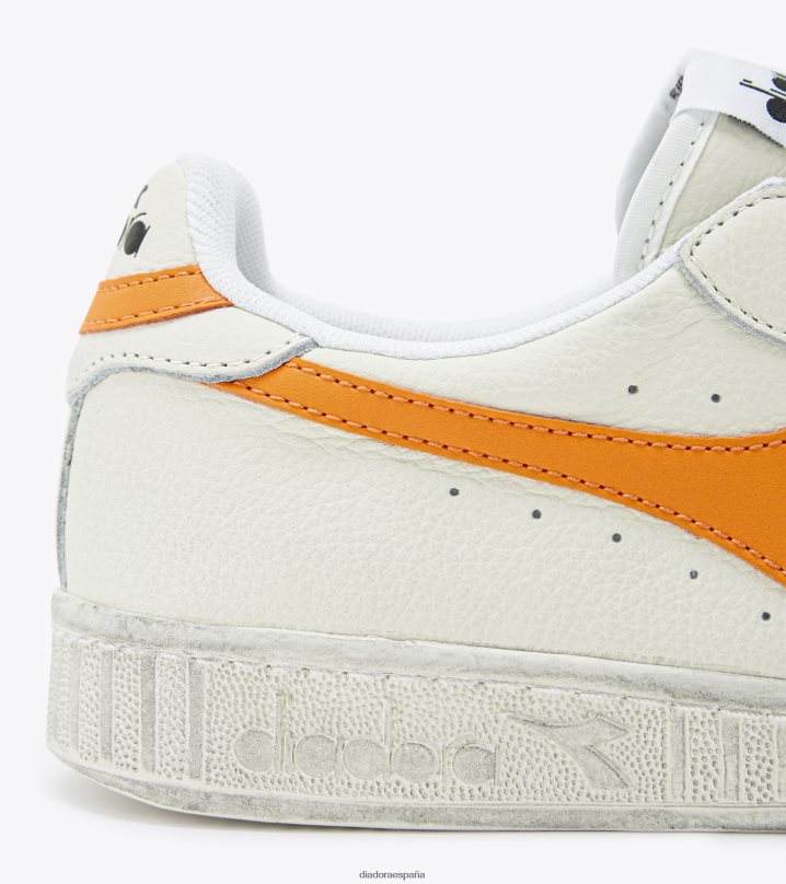 juego l bajo fluo encerado 8T8H4Z235 blanco/naranja 1575 c hombres Diadora zapatos