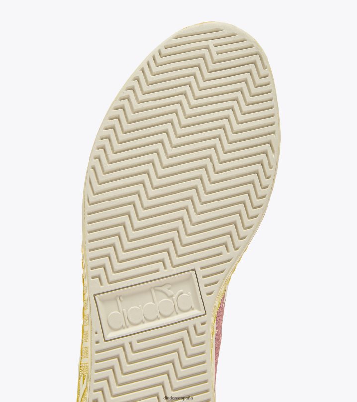 juego l bajo retro' 8T8H4Z197 pimienta blanca/roja hombres Diadora zapatos