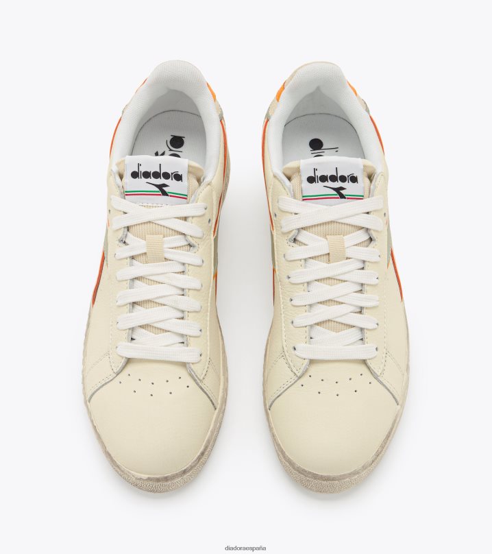 juego l icono bajo 8T8H4Z226 salvia blanca/del desierto hombres Diadora zapatos