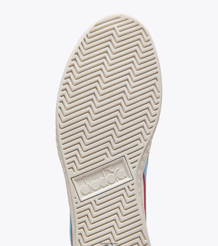 juego l icono bajo 8T8H4Z227 blanco/azul oscuro hombres Diadora zapatos
