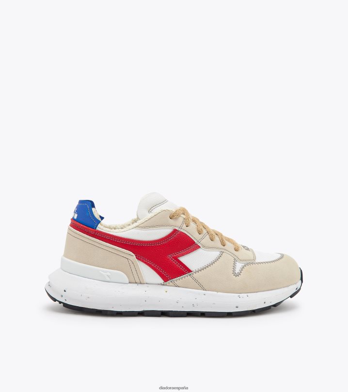 kmaro 42 abc 8T8H4Z97 blanco/rojo pompeyano/noches azules hombres Diadora zapatos