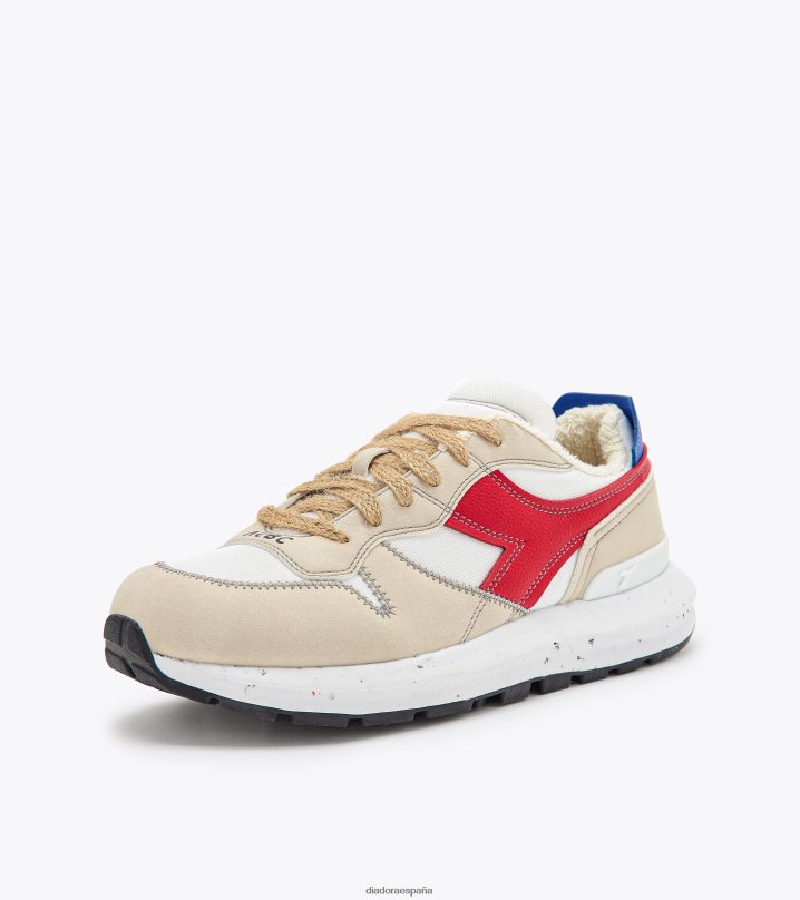 kmaro 42 abc 8T8H4Z97 blanco/rojo pompeyano/noches azules hombres Diadora zapatos