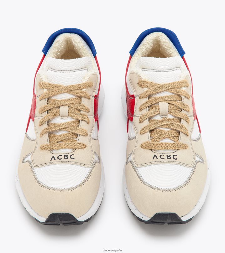 kmaro 42 abc 8T8H4Z97 blanco/rojo pompeyano/noches azules hombres Diadora zapatos