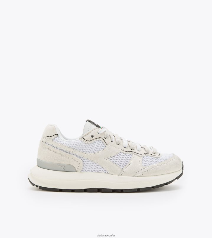 kmaro 42 malla de ante encerado 8T8H4Z99 blanco hombres Diadora zapatos