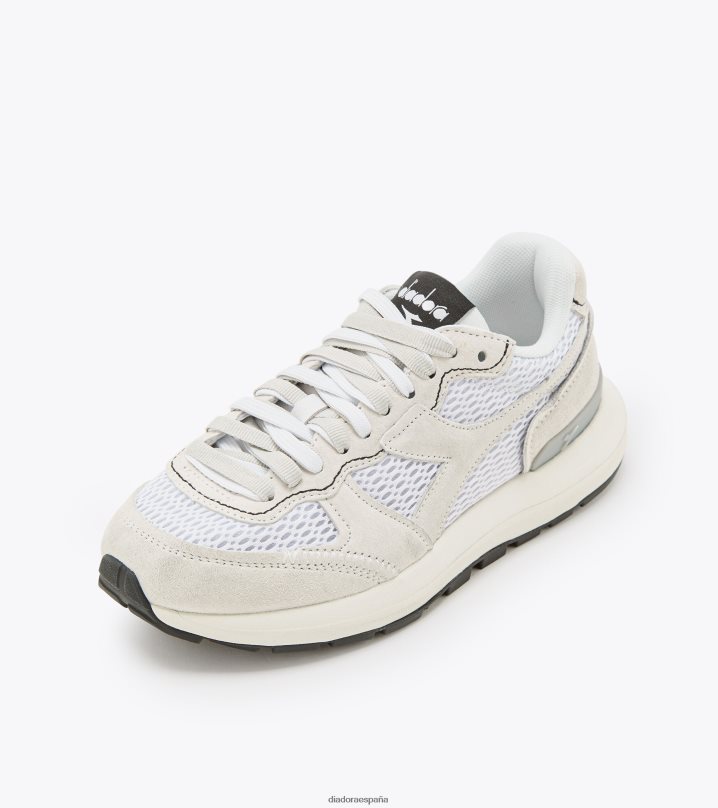 kmaro 42 malla de ante encerado 8T8H4Z99 blanco hombres Diadora zapatos