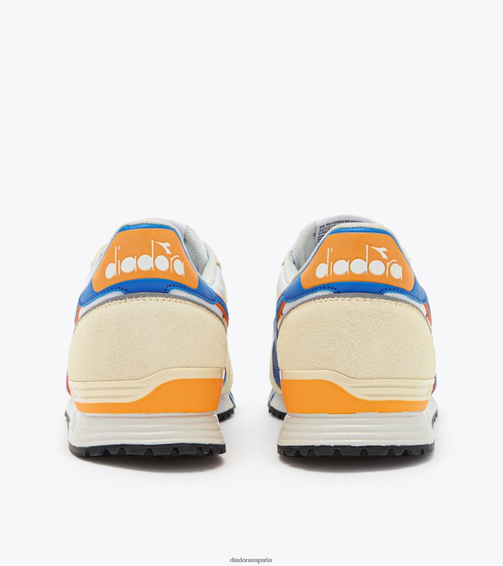 malla de tecnología titán 8T8H4Z222 prístino/mar turco hombres Diadora zapatos