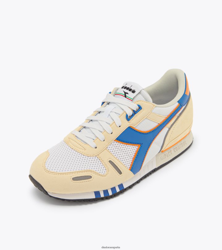 malla de tecnología titán 8T8H4Z222 prístino/mar turco hombres Diadora zapatos