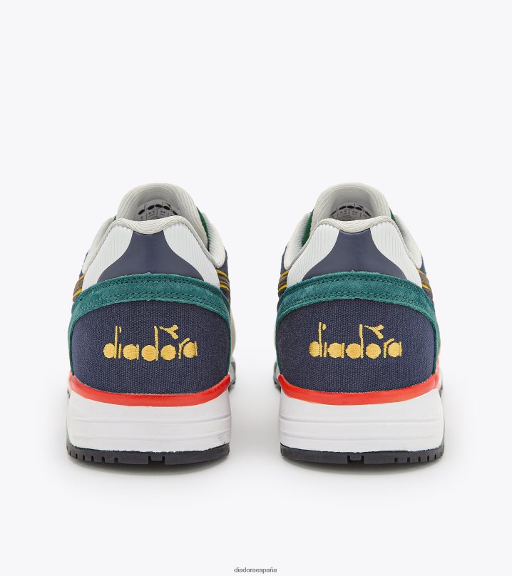 n9002 azul marino 8T8H4Z140 blanco/azul marino clásico/rojo oscuro hombres Diadora zapatos