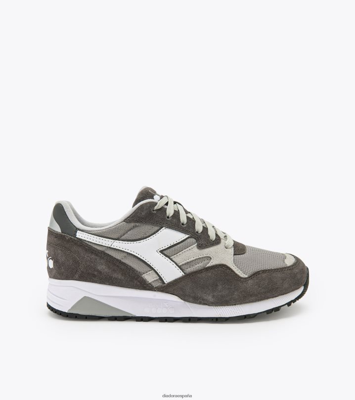 n902 8T8H4Z214 mezcla de gris gaviota oscuro hombres Diadora zapatos