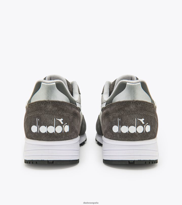 n902 8T8H4Z214 mezcla de gris gaviota oscuro hombres Diadora zapatos