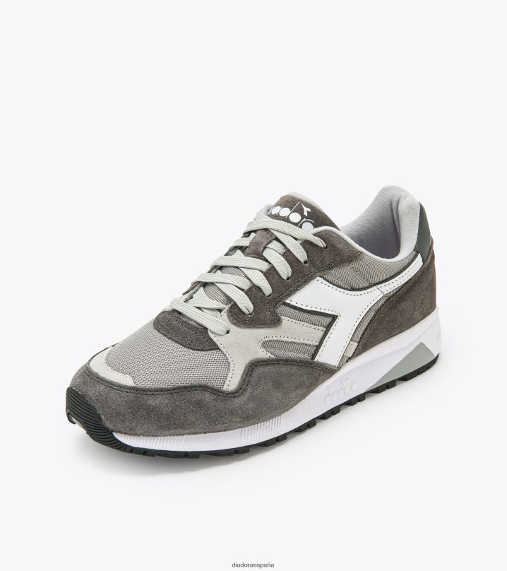 n902 8T8H4Z214 mezcla de gris gaviota oscuro hombres Diadora zapatos