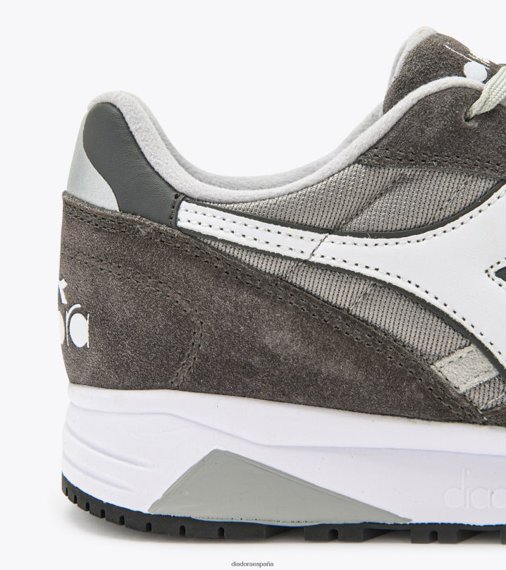 n902 8T8H4Z214 mezcla de gris gaviota oscuro hombres Diadora zapatos