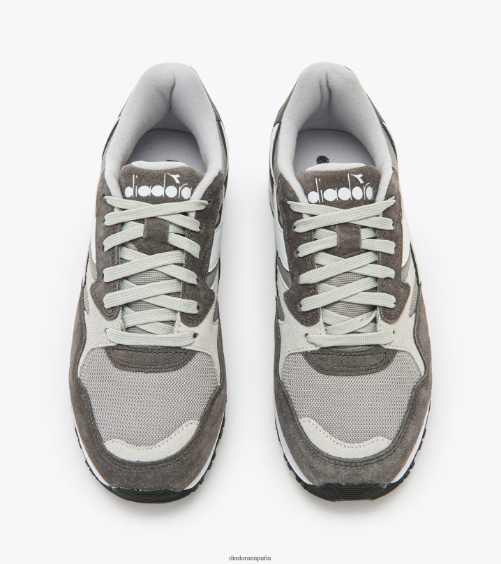n902 8T8H4Z214 mezcla de gris gaviota oscuro hombres Diadora zapatos