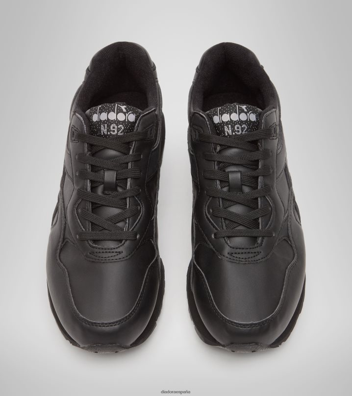 n.92 l 8T8H4Z284 negro hombres Diadora zapatos