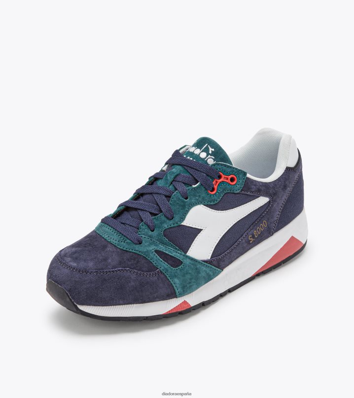s8000 azul marino 8T8H4Z141 azul marino clásico/azul celeste hombres Diadora zapatos