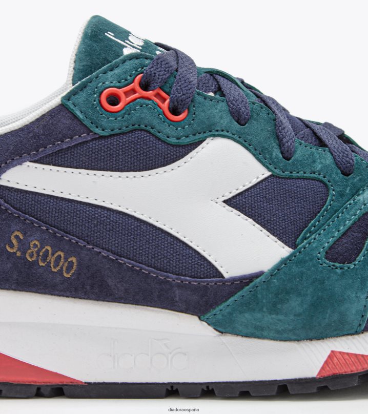 s8000 azul marino 8T8H4Z141 azul marino clásico/azul celeste hombres Diadora zapatos