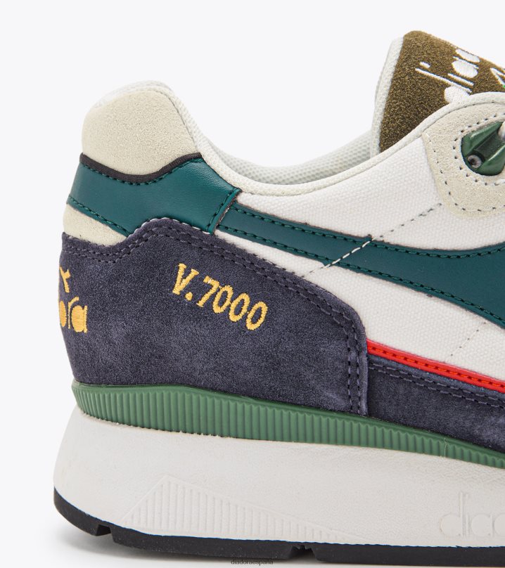 v7000 azul marino 8T8H4Z143 blanco/azul marino clásico/rojo oscuro hombres Diadora zapatos