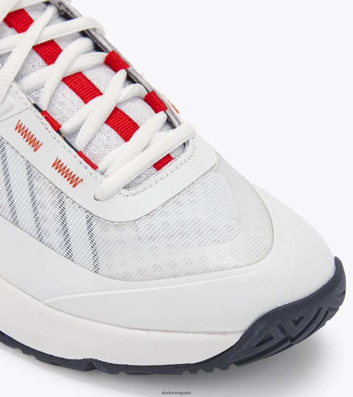 AG final 8T8H4Z148 blanco/azul corsario/rojo fuego hombres Diadora zapatos