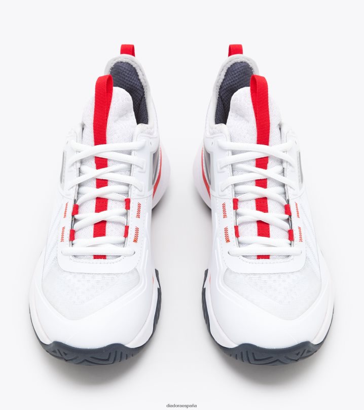 AG final 8T8H4Z148 blanco/azul corsario/rojo fuego hombres Diadora zapatos