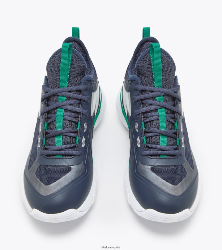 arcilla final 8T8H4Z145 corsario azul/blanco hombres Diadora zapatos