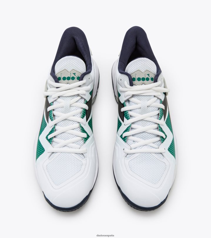 b.icon 2 años 8T8H4Z117 corsario blanco/negro/azul hombres Diadora zapatos