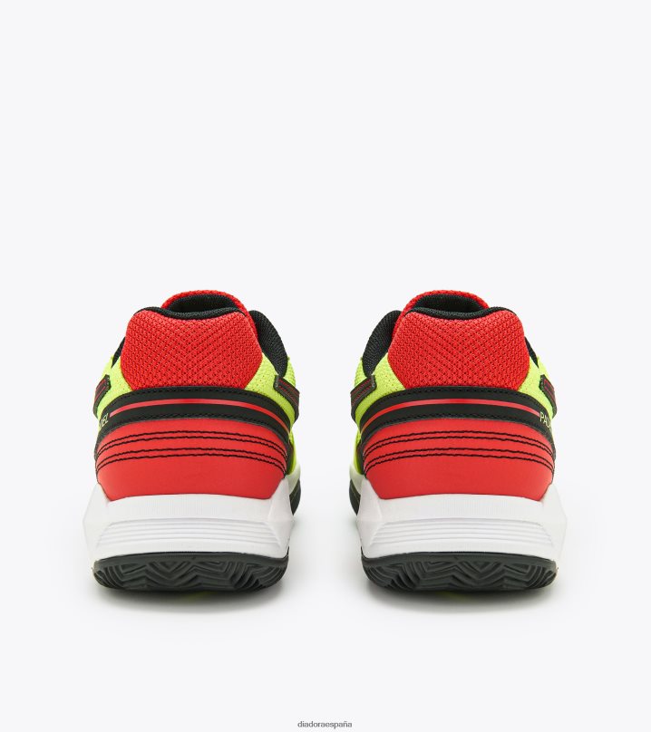 s.challenge 4 padel 8T8H4Z254 amarillo flúor/negro hombres Diadora zapatos