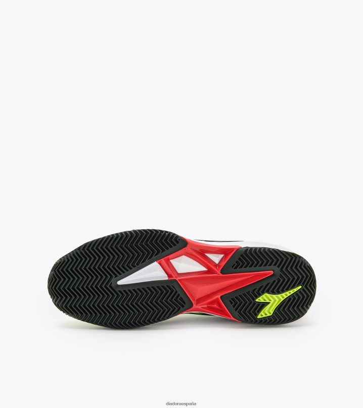 s.challenge 4 padel 8T8H4Z254 amarillo flúor/negro hombres Diadora zapatos