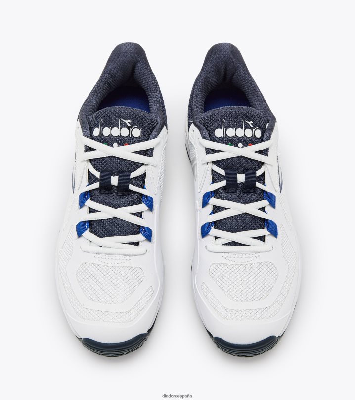 trofeo 2 ag pkl 8T8H4Z207 corsario blanco/azul hombres Diadora zapatos