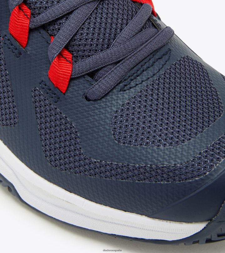 trofeo 2 ag pkl 8T8H4Z208 corsario azul/blanco/rojo fuego hombres Diadora zapatos